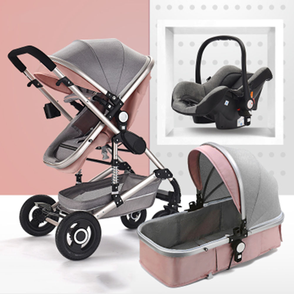 Baby Prams 3in1 Carrier Folding Stroller